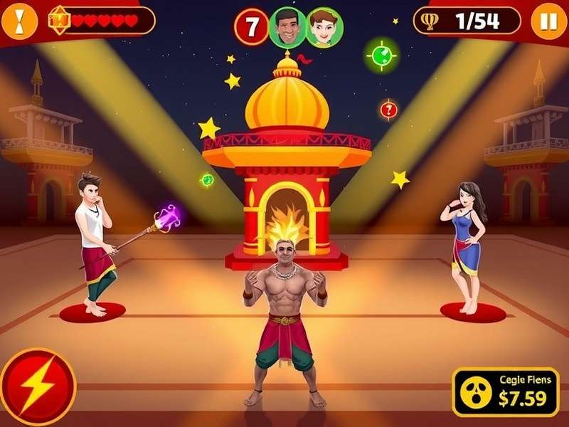 Fiery Frenzy Fiesta Gameplay Screenshot